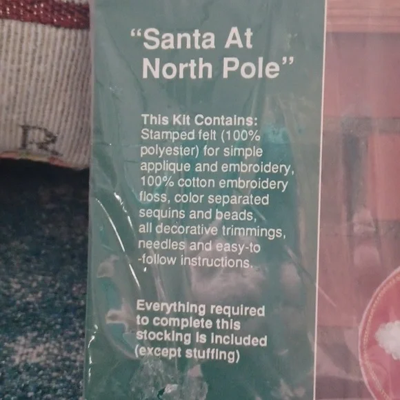 Bucilla Stitchery Stocking New - Picture 5 of 5